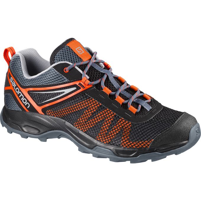 Salomon Israel X ULTRA MEHARI - Mens Running Shoes - Black Orange (AQZF-19046)